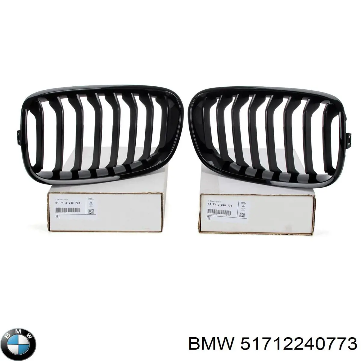 Решетка радиатора левая BMW 51712240773 цена, от 117.29 USD