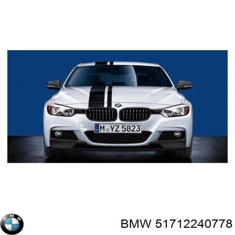 51712240778 BMW grelha do radiador direita