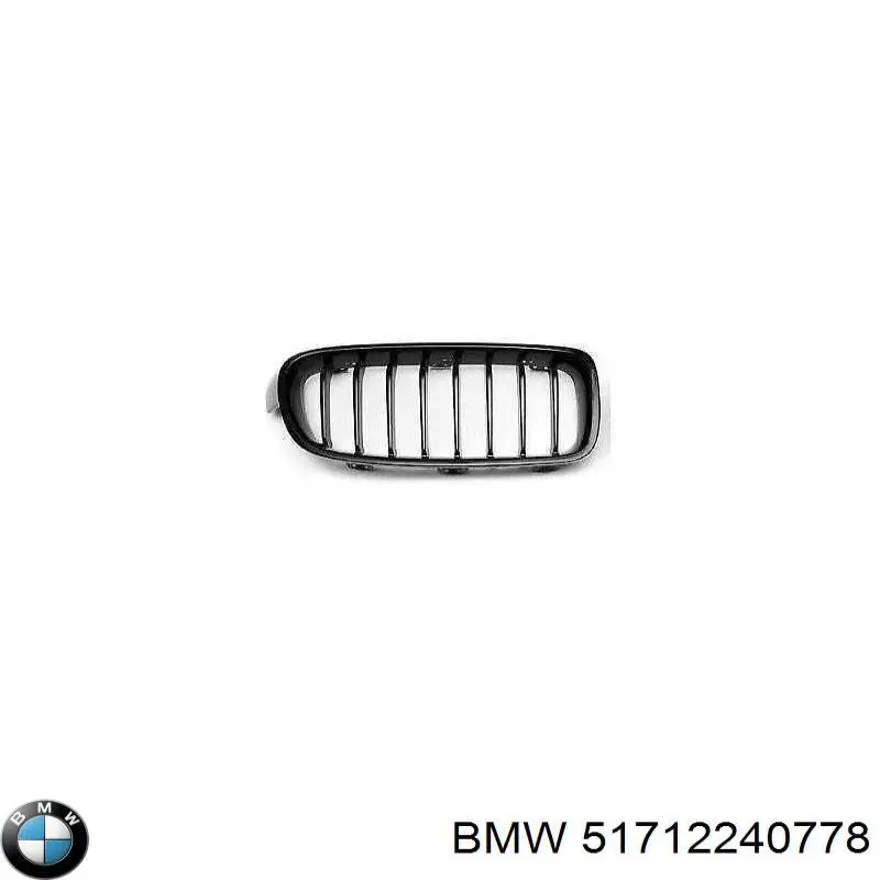 Купить 51712240778 BMW Решетка радиатора правая