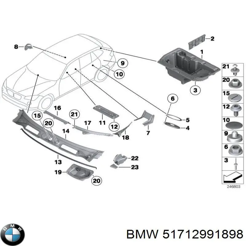  BMW 51712991898 цена, от 6.33 USD
