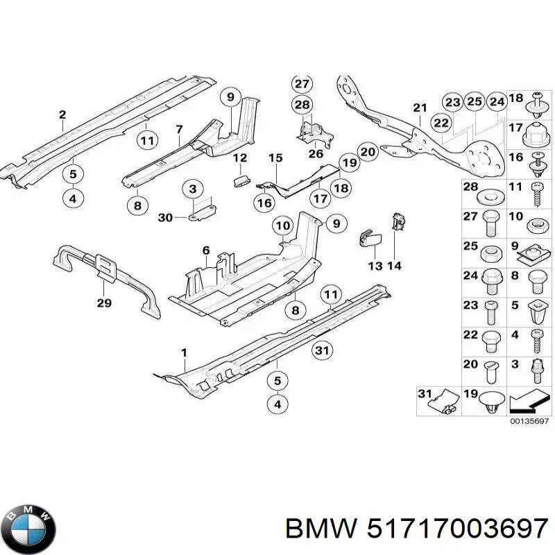 51717003697 BMW 