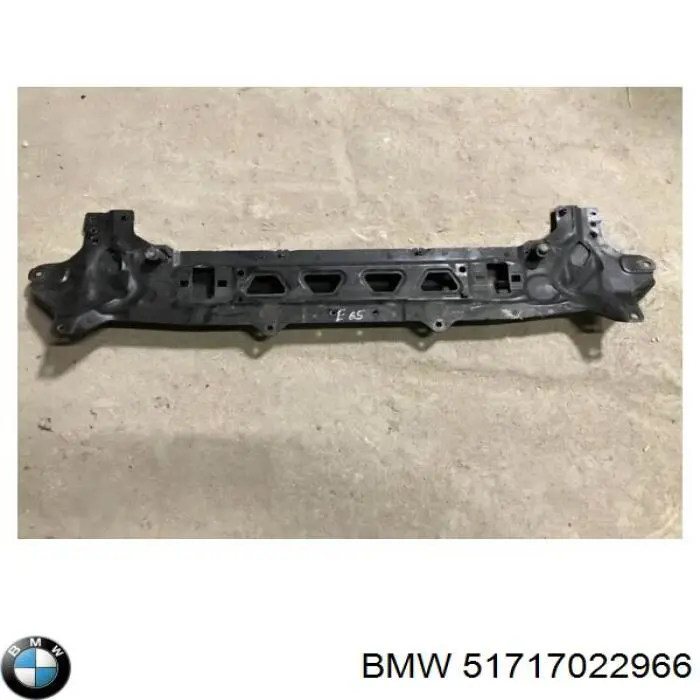 51717022966 BMW суппорт радиатора нижний (монтажная панель крепления фар)