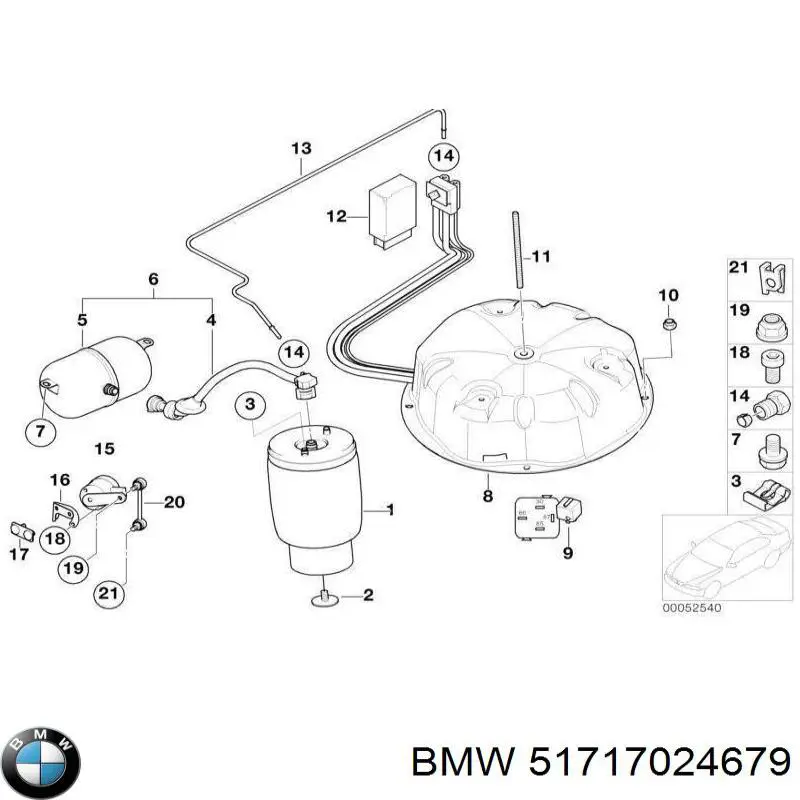 Купить 51717024679 BMW 