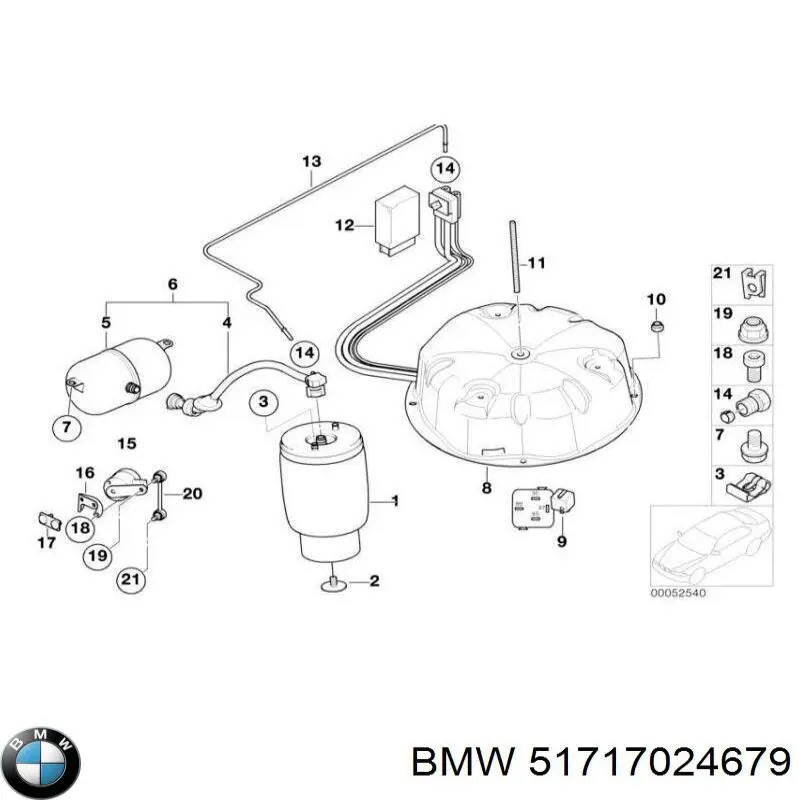  BMW 51717024679 цена, от 6.28 USD