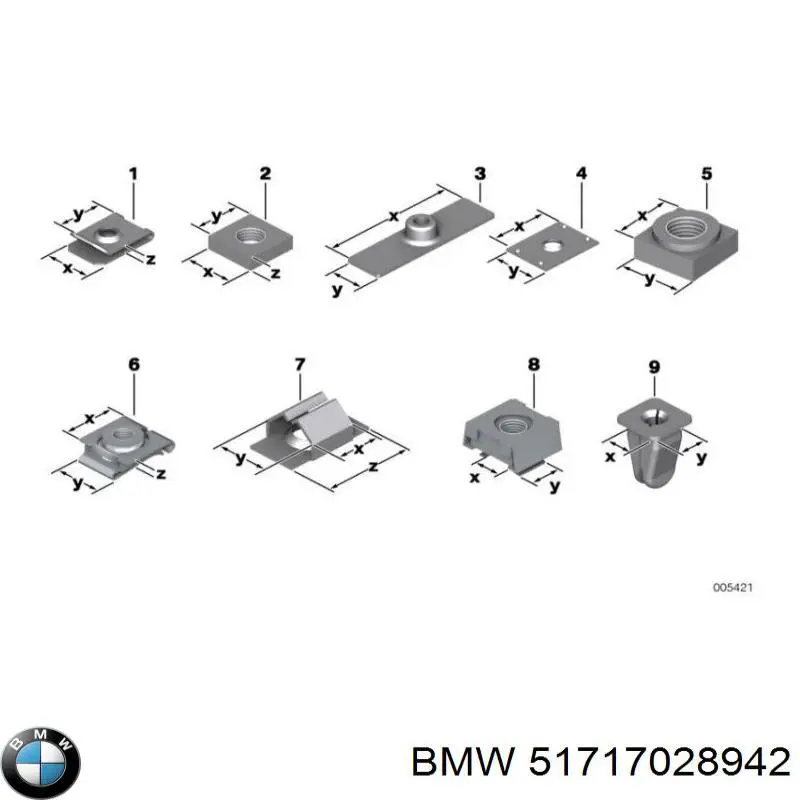 Купить 51717028942 BMW 