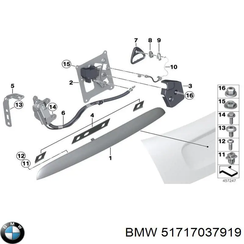 Купить 51717037919 BMW 