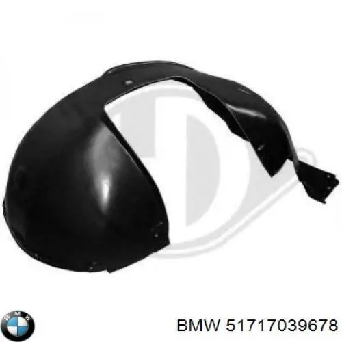 51717039678 BMW подкрылок крыла переднего правый задний