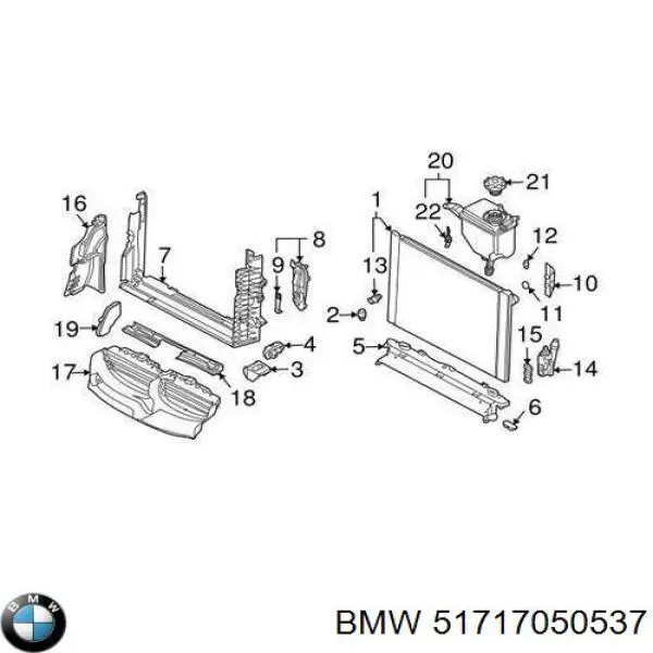  BMW 51717050537 цена, от 38.01 USD