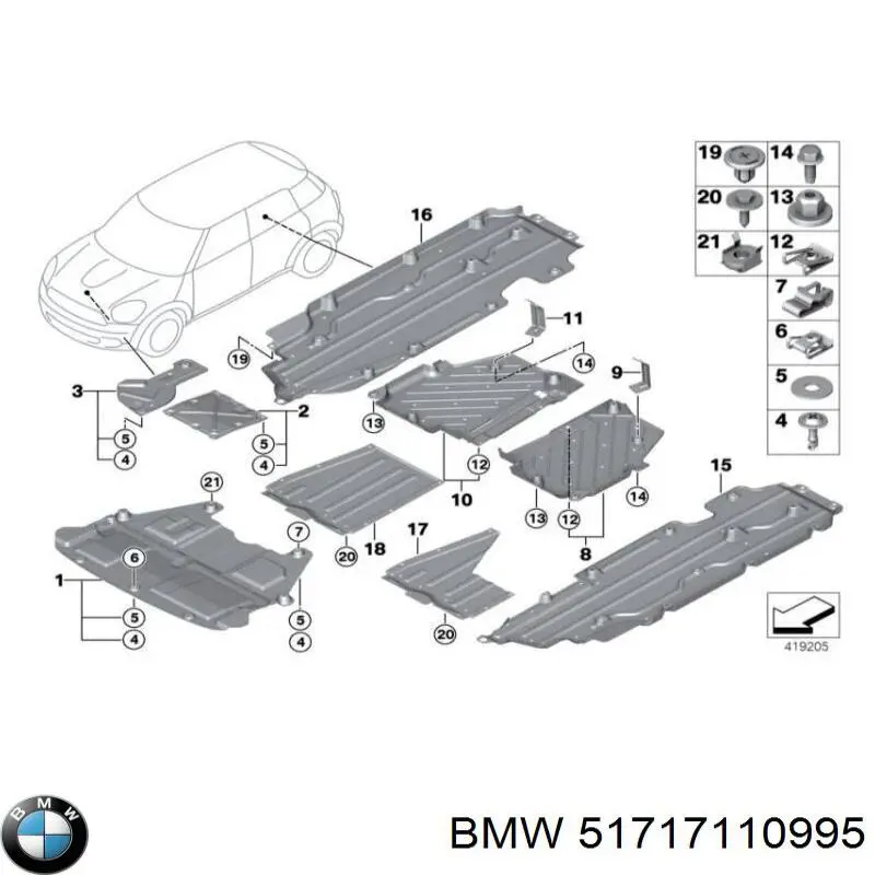  51717110995 BMW