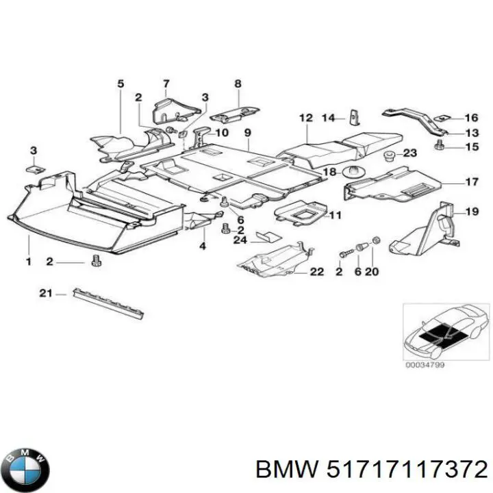 Купить 51717117372 BMW 