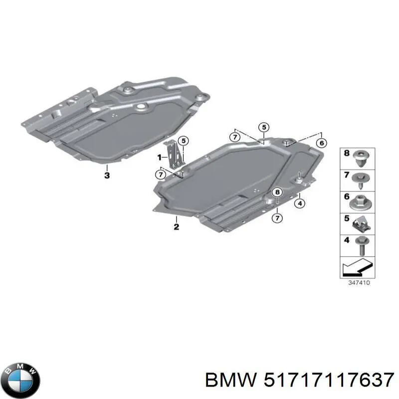 Купить 51717117637 BMW 