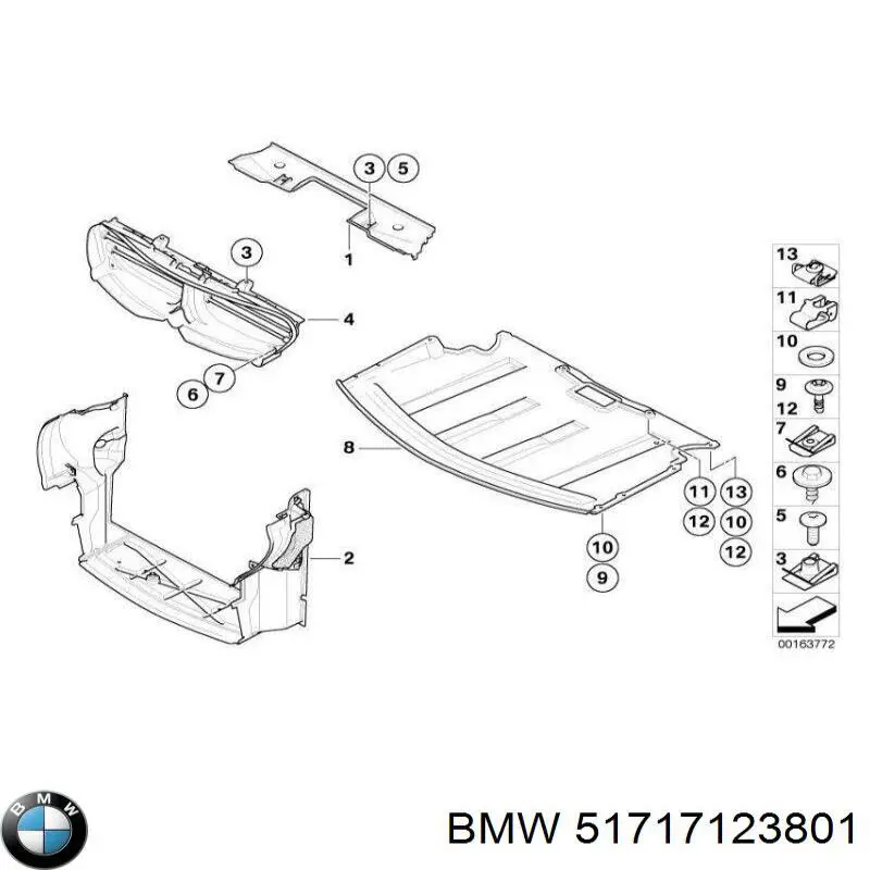 Купить 51717123801 BMW 