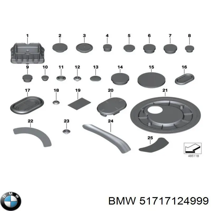 Купить 51717124999 BMW 