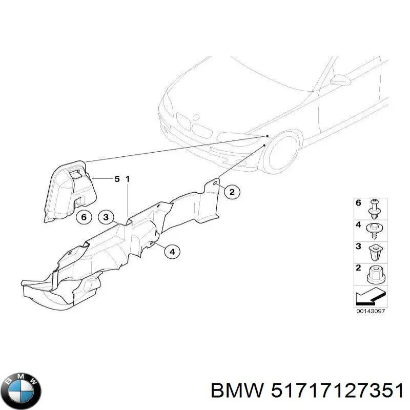  BMW 51717127351 цена, от 38.09 USD