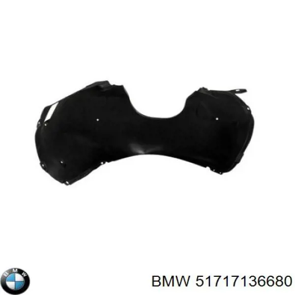 Правый подкрылок переднего крыла BMW 51717136680 цена, от 19.10 USD