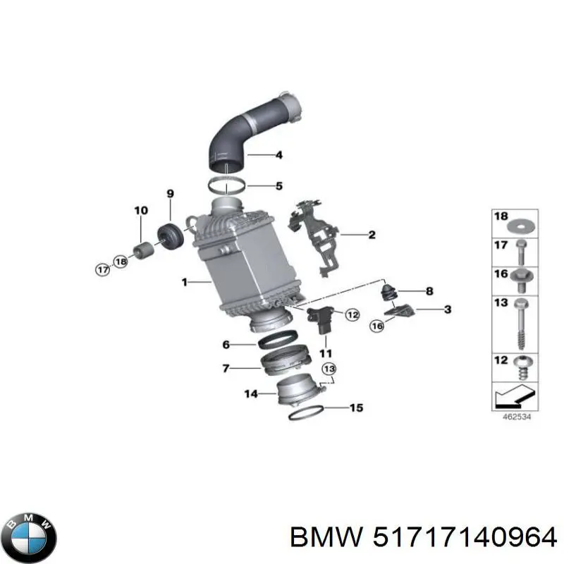  BMW 51717140964 цена, от 3.67 USD