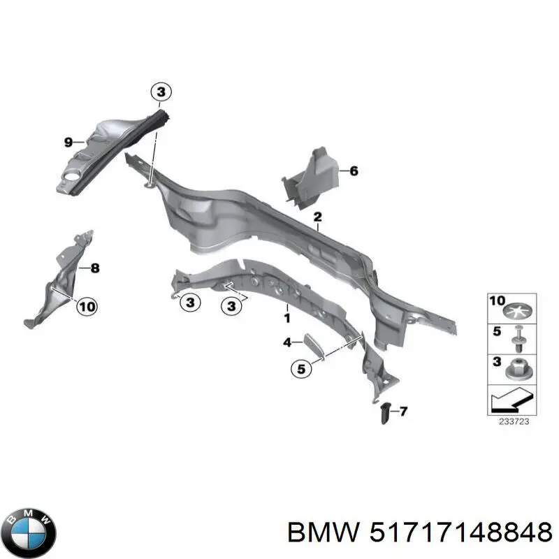  BMW 51717148848 цена, от 10.17 USD
