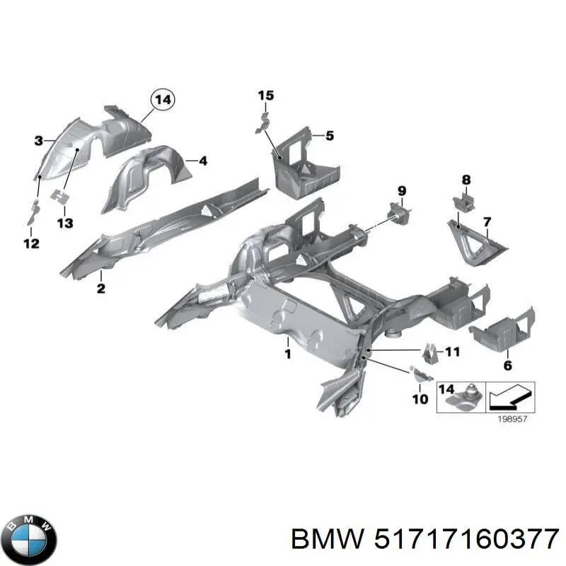  BMW 51717160377 цена, от 50.85 USD