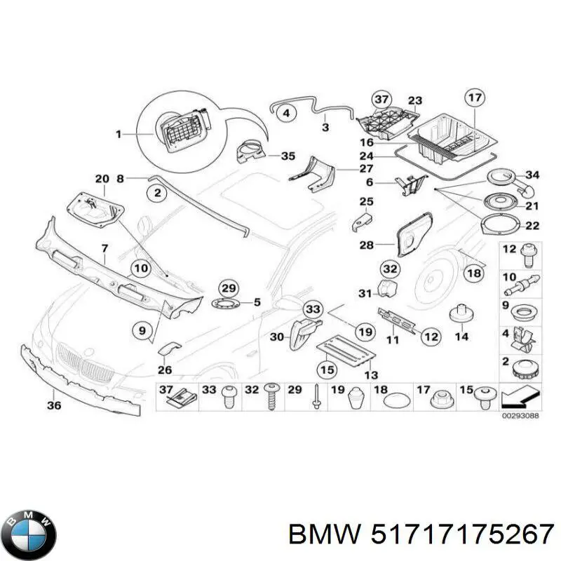 51717175267 BMW Пробка поддона двигателя