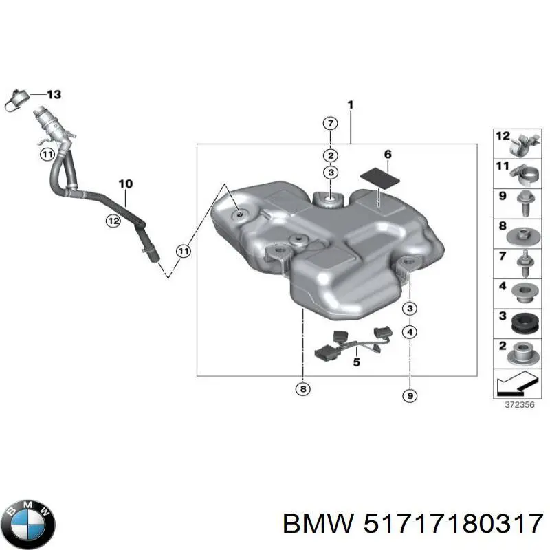 Распорка передних стоек подвески левая BMW 51717180317 цена, от 10.17 USD