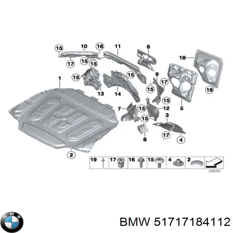  BMW 51717184112 цена, от 42.33 USD