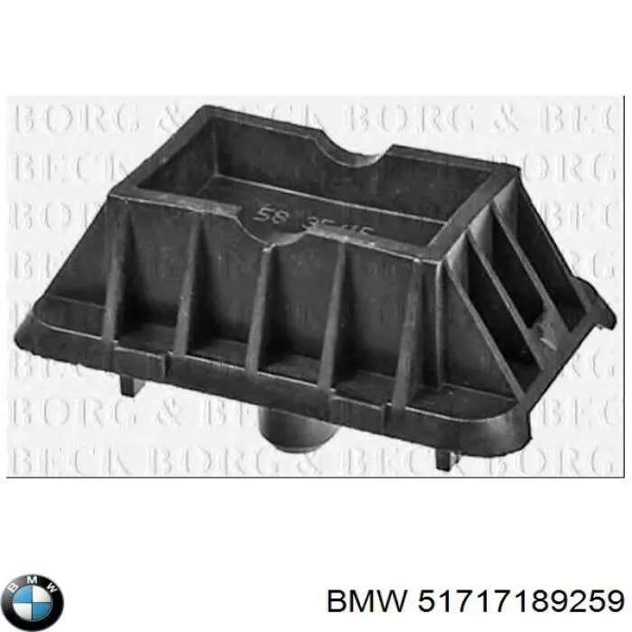 51717189259 BMW подушка домкрата нижняя (поддомкратник)