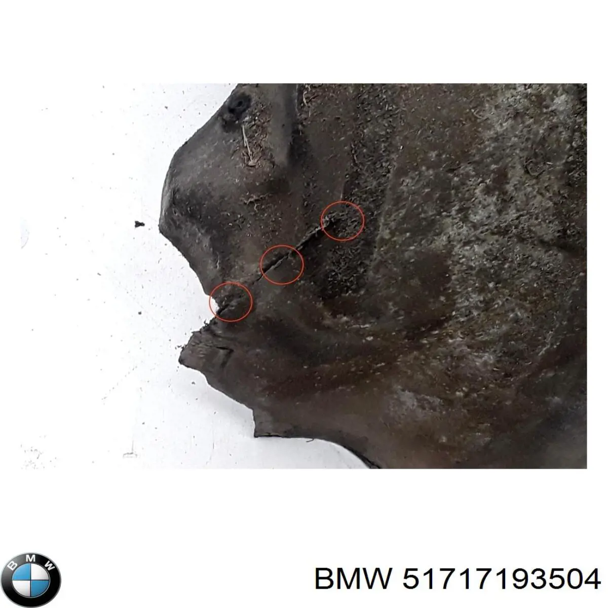 Купить 51717193504 BMW Подкрылок задний правый