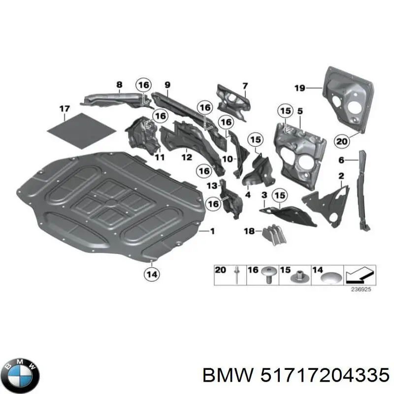 Купить 51717204335 BMW 