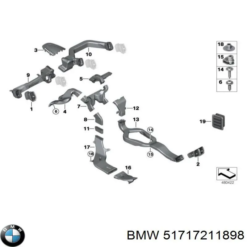  BMW 51717211898 цена, от 11.40 USD