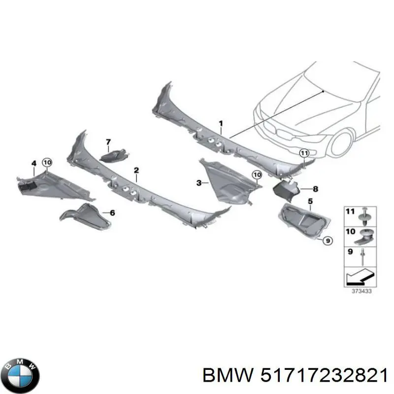  BMW 51717232821 цена, от 8.46 USD