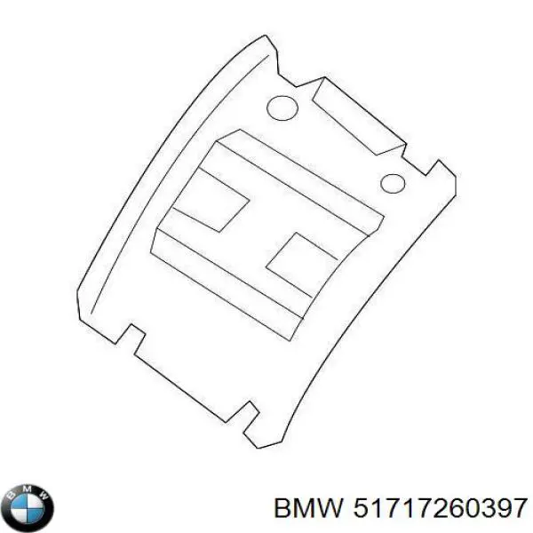 Подкрылок крыла переднего левый+правый, комплект BMW 7260397