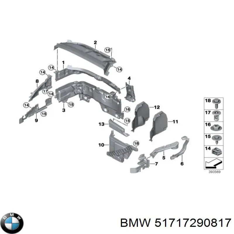  BMW 51717290817 цена, от 6.49 USD