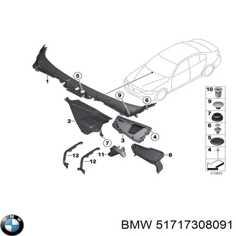  BMW 51717308091 цена, от 20.21 USD