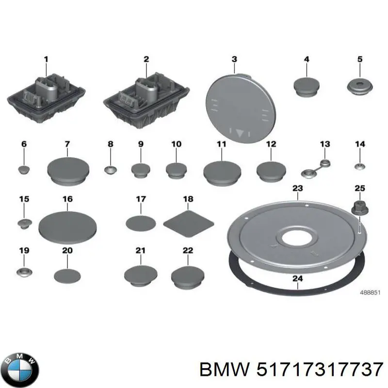  BMW 51717317737 цена, от 41.67 USD