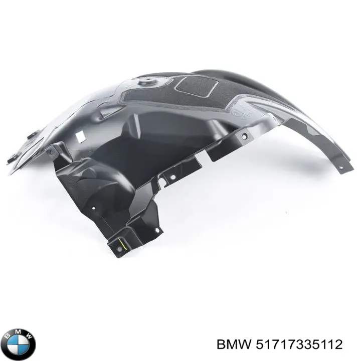 Подкрылок крыла переднего правый передний BMW 51717335112 цена, от 153.25 USD