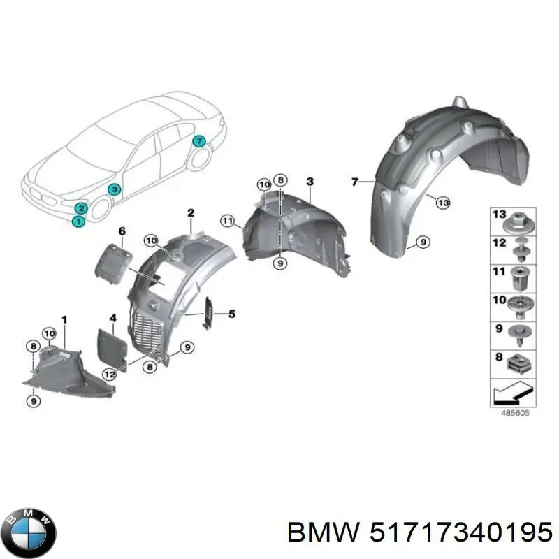  51717340195 BMW