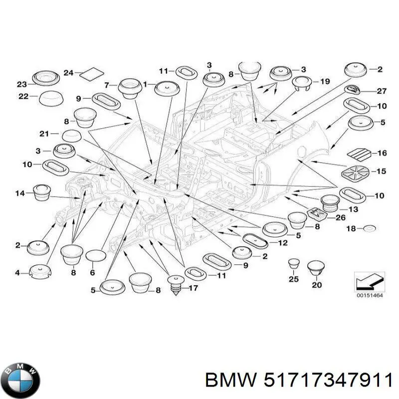  BMW 51717347911 цена, от 6.33 USD