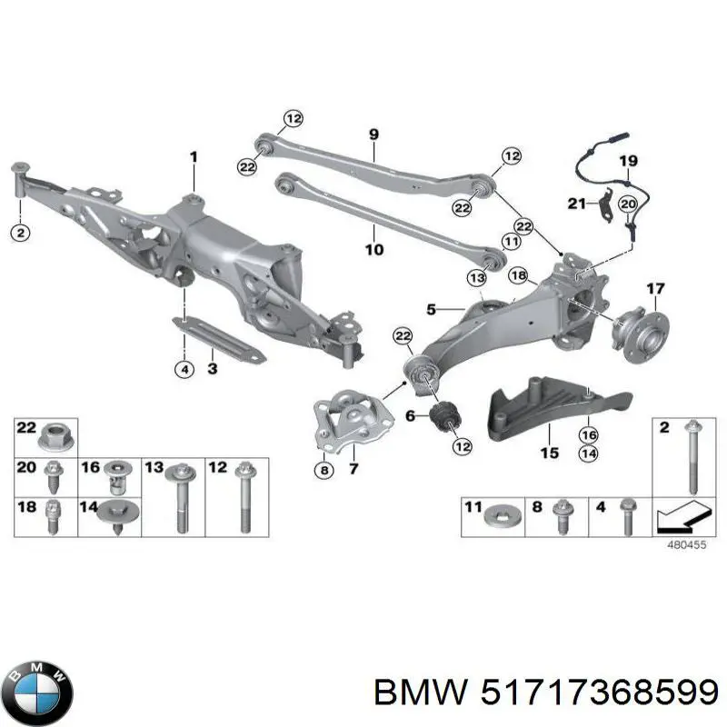Подкрылок крыла переднего левый передний BMW 51717368599 цена, от 80.13 USD