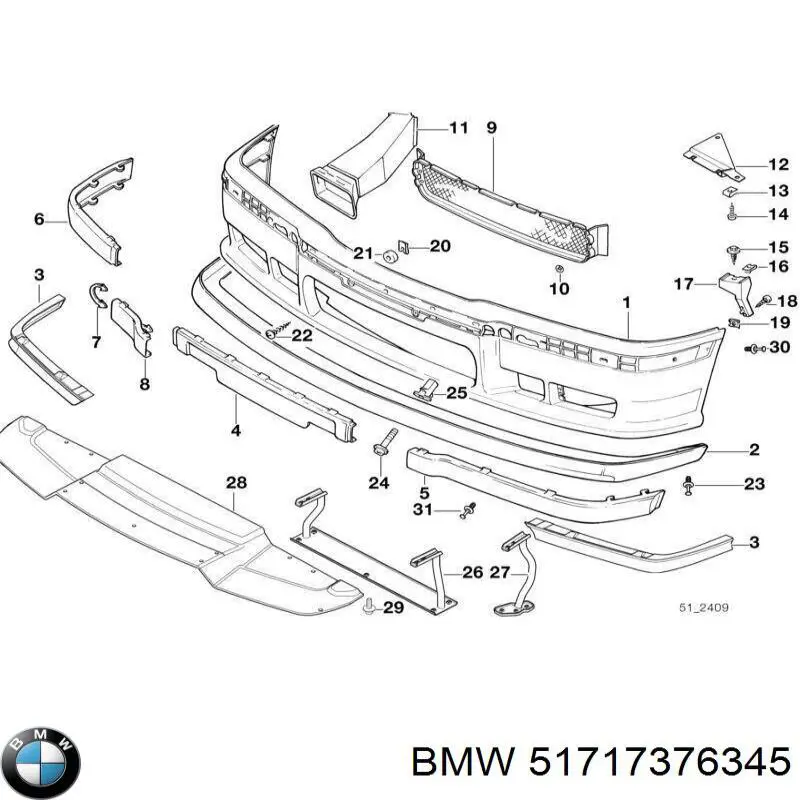  BMW 51717376345 цена, от 17.74 USD