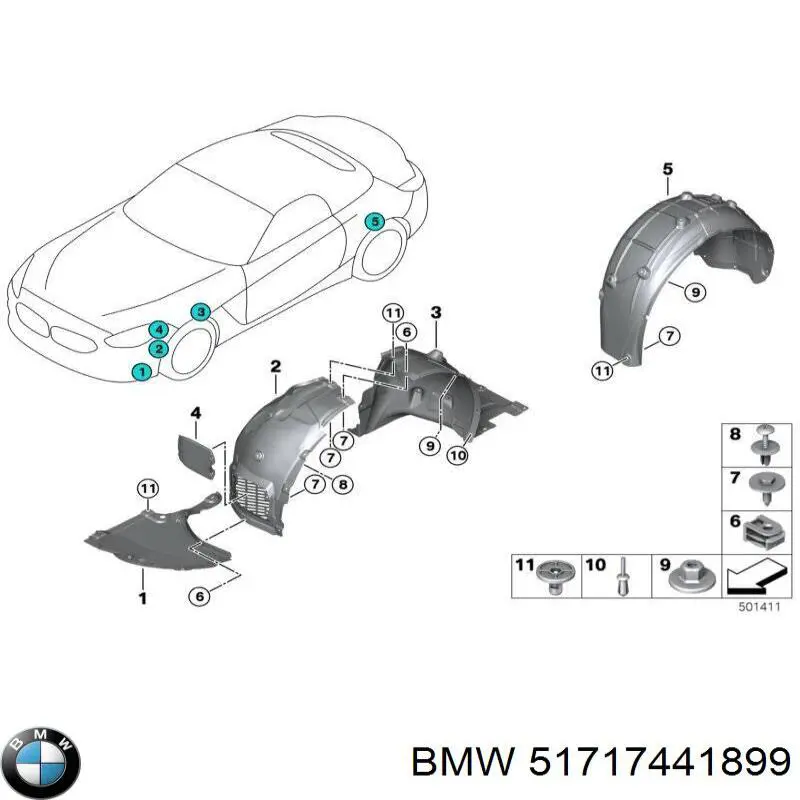  51717441899 BMW