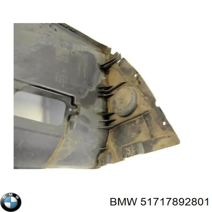 Защита двигателя левая 51717892801 BMW