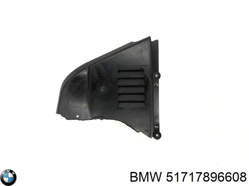Щиток грязезащитный передней арки крыла BMW 51717896608