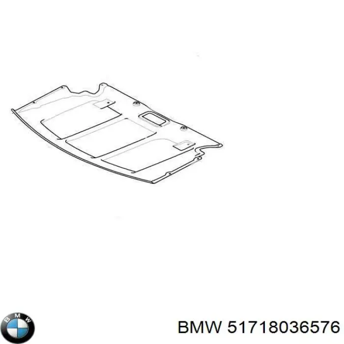 Воздуховод (дефлектор) радиатора правый BMW 51718036576 цена, от 12.67 USD