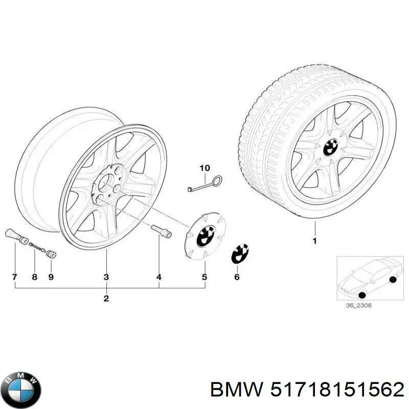 Правый подкрылок переднего крыла BMW 51718132946 цена, от 12.88 USD