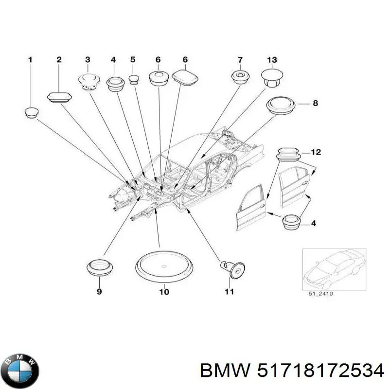  BMW 51718172534 цена, от 4.23 USD