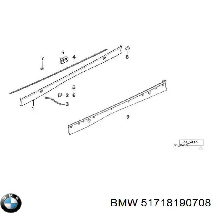  51718190708 BMW