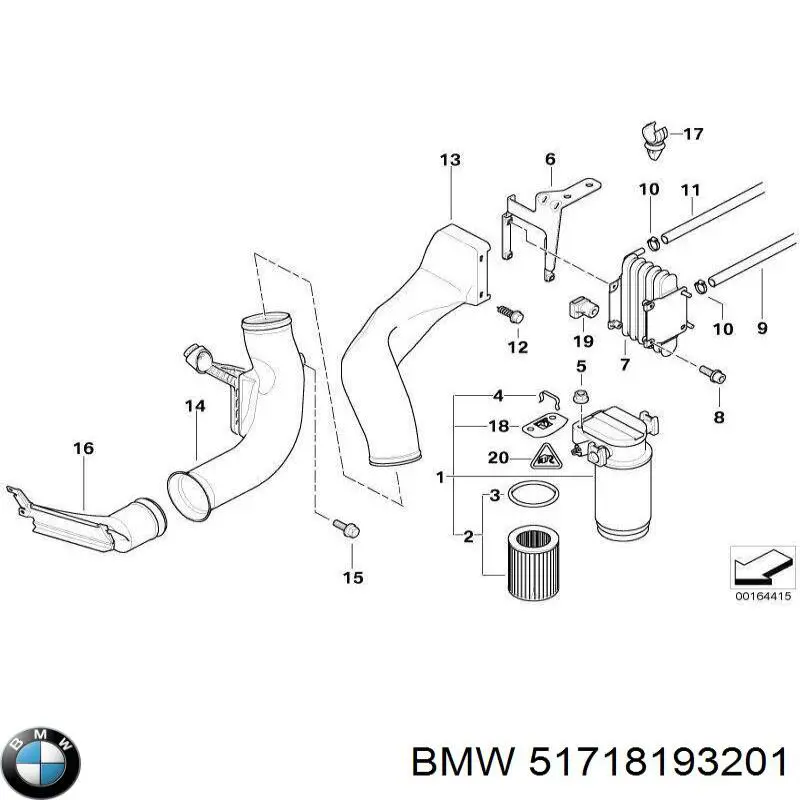Купить 51718193201 BMW 