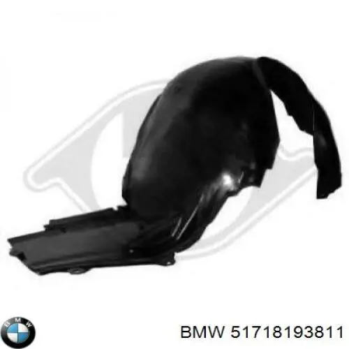 Подкрылок крыла переднего левый передний BMW 51718193811 цена, от 14.43 USD