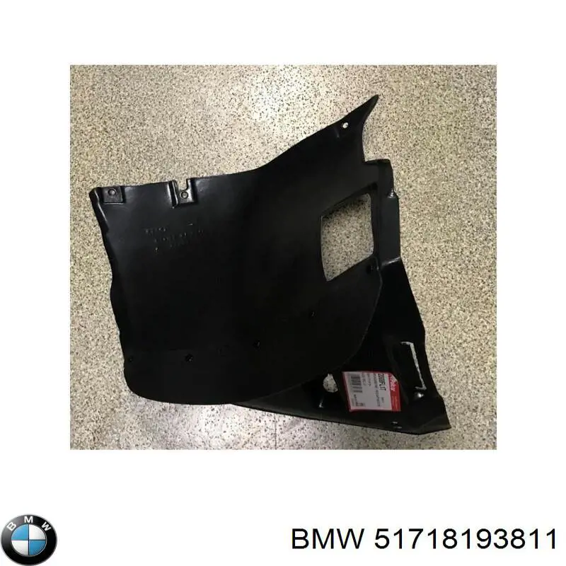 Подкрылок крыла переднего левый передний 51718193811 BMW