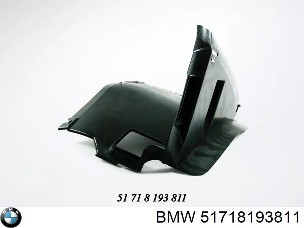 Левый передний подкрылок переднего крыла  BMW 51718193811